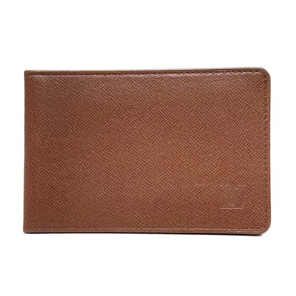 LOUIS VUITTON - Brown Taiga MI1914 Pass Holder Leather - Picture 1 of 4